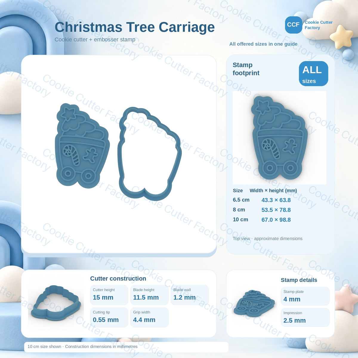 Christmas Train & Carriages Cookie Cutter and Embosser Set - All Designs and Sizes STL ZIP Download | CCF_APPROVED_MEDIA_V1:4:24adc7c33197874dd848d80ffa2eabc1793c2a1b124004eeecd202078f1060f2