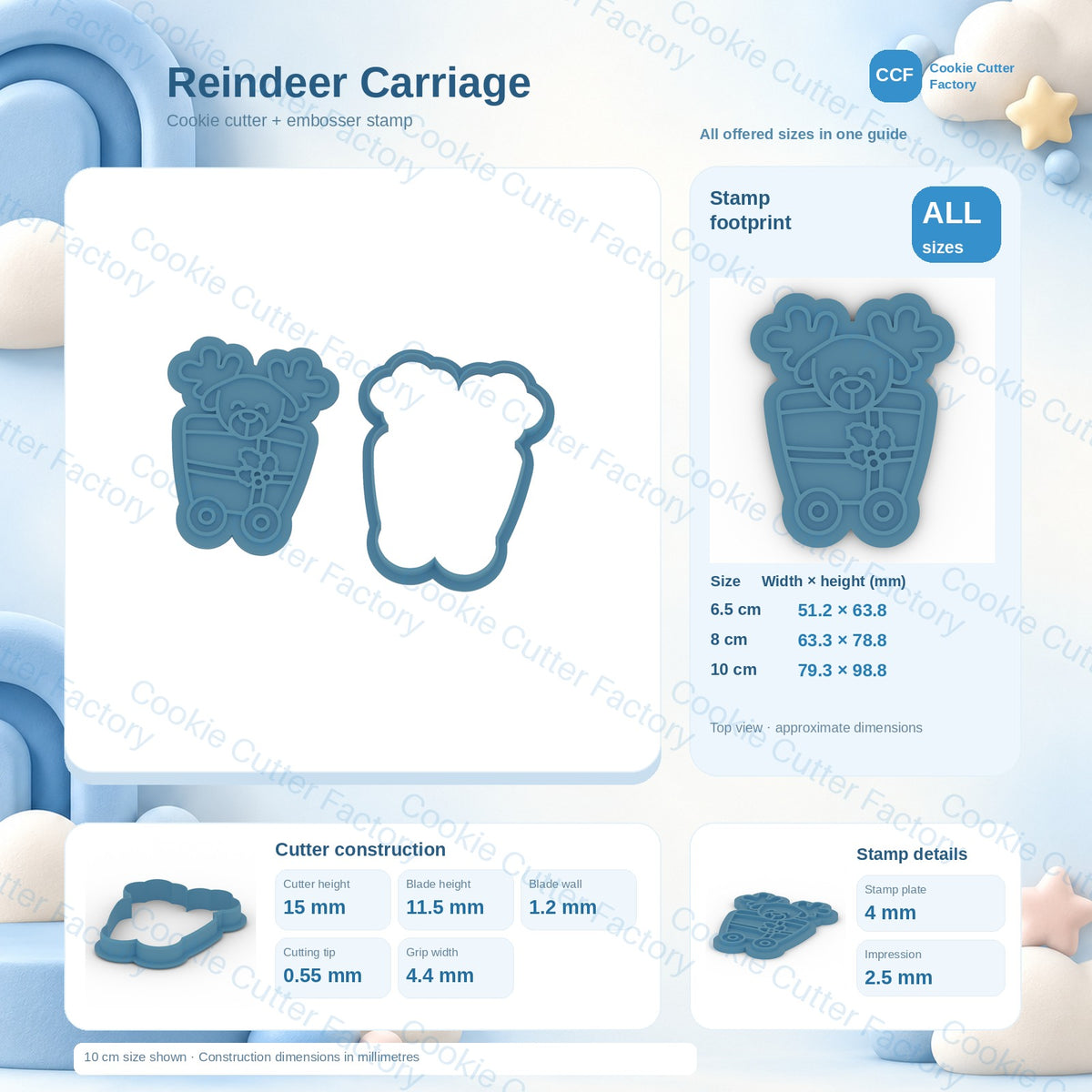Christmas Train & Carriages Cookie Cutter and Embosser Set - All Designs and Sizes STL ZIP Download | CCF_APPROVED_MEDIA_V1:5:e1488193c9ad696bd8e18c61e099e5a85975c39d68c690dc70439a161e9c4dc6