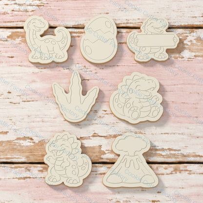 Dinosaur Cookie Cutter & Embosser Stamp Set - Seven Designs | CCF_APPROVED_MEDIA_V1:2:1b6aa84ac0b3e2fa1090387d4a6de5682879f465d0c3d739f0deb2950bfb0792
