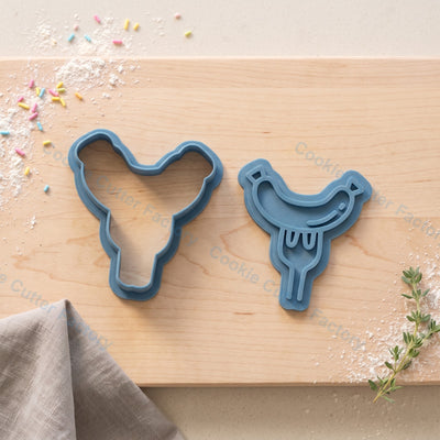 Snag on Fork Cookie Cutter and Embosser Stamp - Father's Day BBQ Cookies