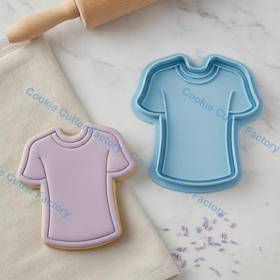 Soccer Jersey Cookie Cutter and Embosser Stamp - Football Party Cookies