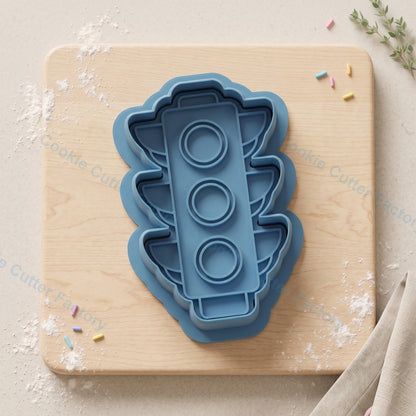 Traffic Light Cookie Cutter and Embosser Stamp