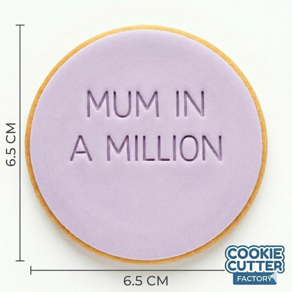 Mum in a Million Round Text Embosser Stamp – Mother's Day Collection