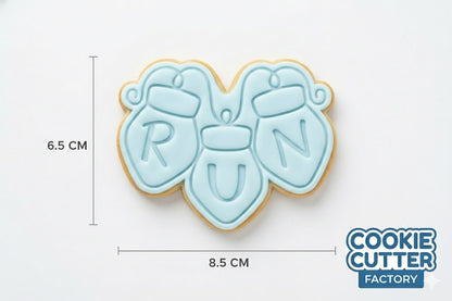 RUN Christmas Lights Cookie Cutter and Embosser Set - Stranger Things Inspired Baking