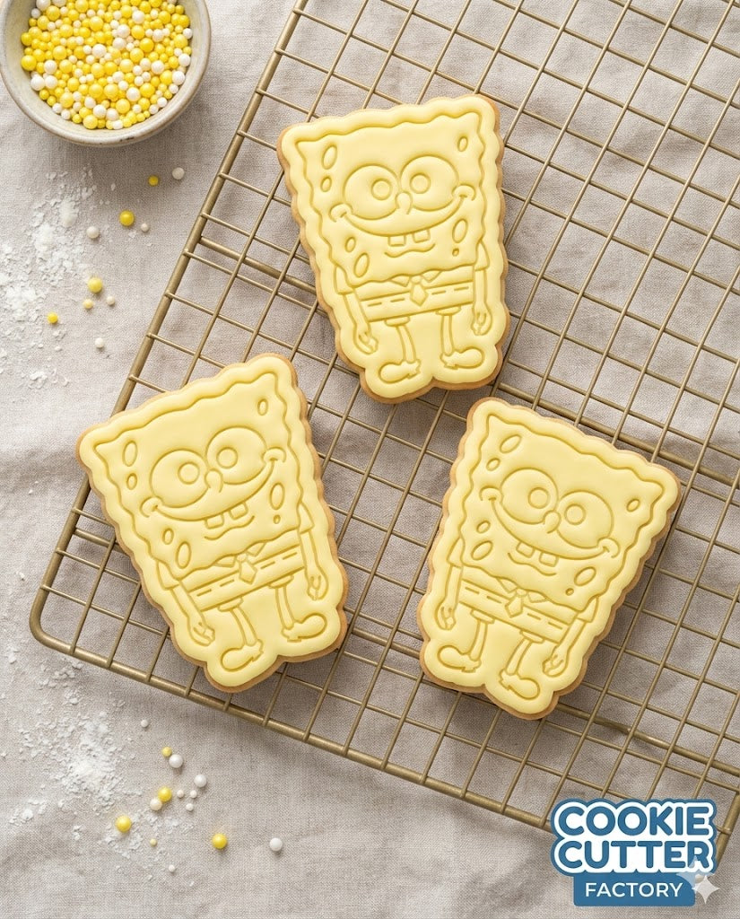 SpongeBob SquarePants Cookie Cutter and Embosser Set - Under the Sea Birthday Party