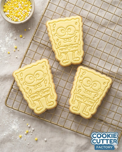 SpongeBob SquarePants Cookie Cutter and Embosser Set - Under the Sea Birthday Party