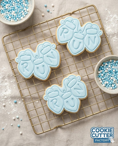 RUN Christmas Lights Cookie Cutter and Embosser Set - Stranger Things Inspired Baking