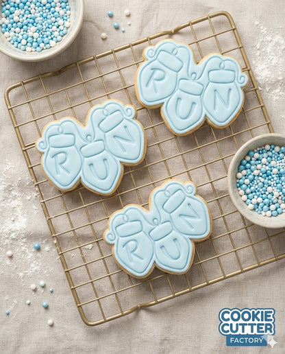 RUN Christmas Lights Cookie Cutter and Embosser Set - Stranger Things Inspired Baking