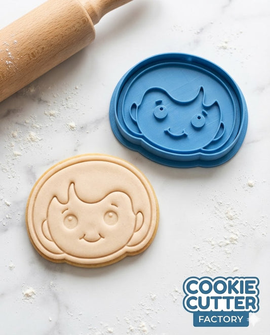 Mike Wheeler Cookie Cutter and Embosser Set - Stranger Things Fan Gift