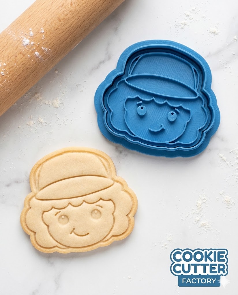 Dustin Henderson Cookie Cutter and Embosser Set - Stranger Things Fan Gift