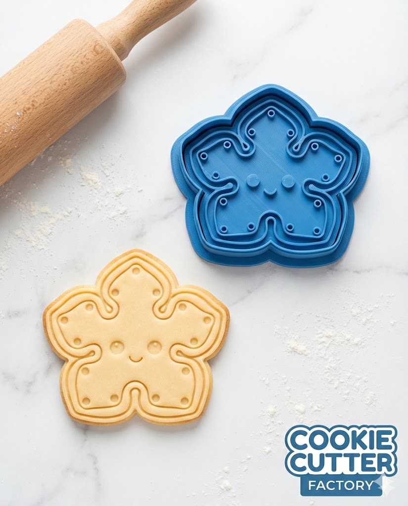 Demogorgon Cookie Cutter and Embosser Set - Stranger Things Fan Gift