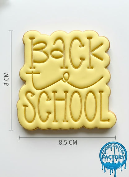 Back to School Word Cookie Cutter and Embosser Set | Classroom & Teacher Treats