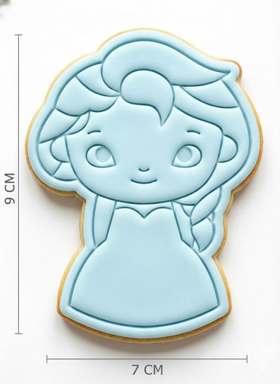 Princess Elsa Inspired Cookie Cutter and Embosser | Frozen Snow Queen Birthday Party Tool