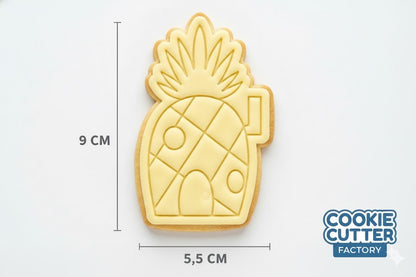 SpongeBob's Pineapple House Cookie Cutter and Embosser Set - Under the Sea Birthday Party