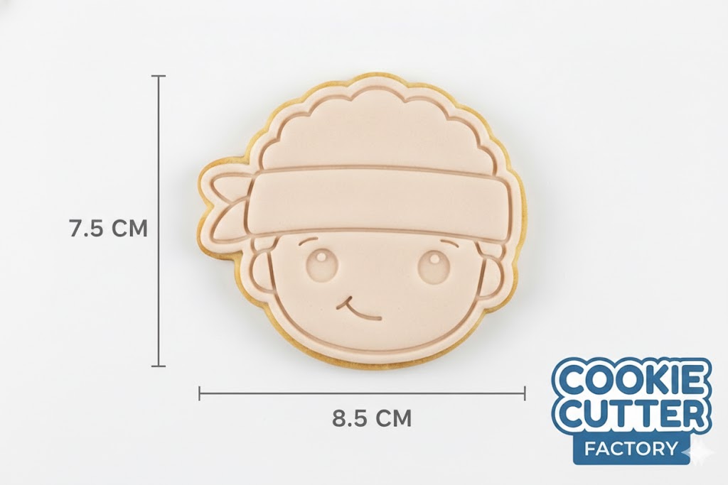 Lucas Sinclair Cookie Cutter and Embosser Set - Stranger Things Fan Gift