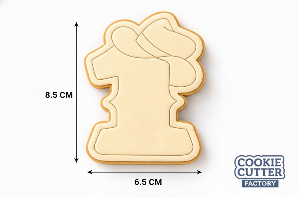 Cowboy Hat First Birthday Cookie Cutter and Embosser Set – Western Rodeo Theme Baking Tool