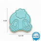 Bunny Butt Cookie Cutter and Embosser | Easter & Spring Animal Baking Tool