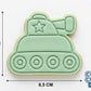 Military Tank Cookie Cutter and Embosser Set – Army Series