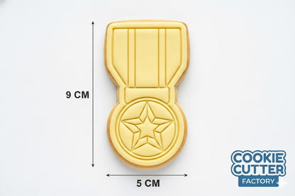 Military Service Medal Cookie Cutter and Embosser Set – Honor and Valor Series