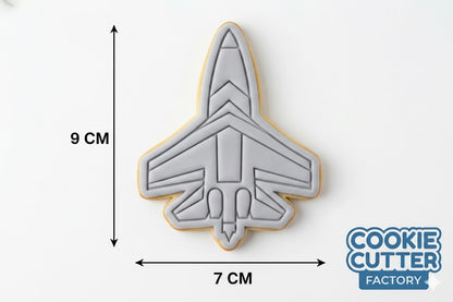 Fighter Jet Cookie Cutter and Embosser Set – Military Aviation Series