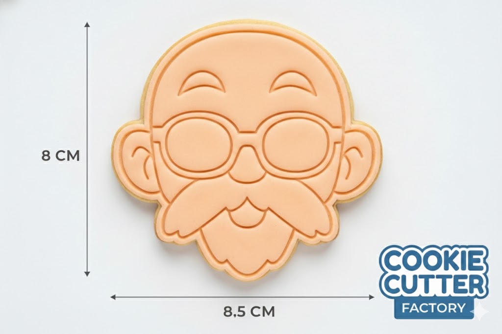 Martial Arts Sensei Face Cookie Cutter and Embosser Set – Wise Mentor Baking Tool