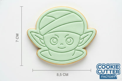 Namekian Style Anime Face Cookie Cutter and Embosser Set – Piccolo Character Baking Tool