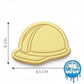 Construction Hard Hat Cookie Cutter and Embosser Stamp | Builder Safety Gear, Worker Helmet