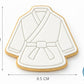Martial Arts Gi Uniform Cookie Cutter and Embosser | Karate Judo Taekwondo Party Tool