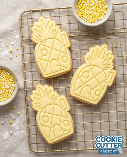 SpongeBob's Pineapple House Cookie Cutter and Embosser Set - Under the Sea Birthday Party