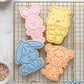 Classic Nursery Storybook Characters Cookie Cutter and Embosser Set – Set of 4 Baking Tools