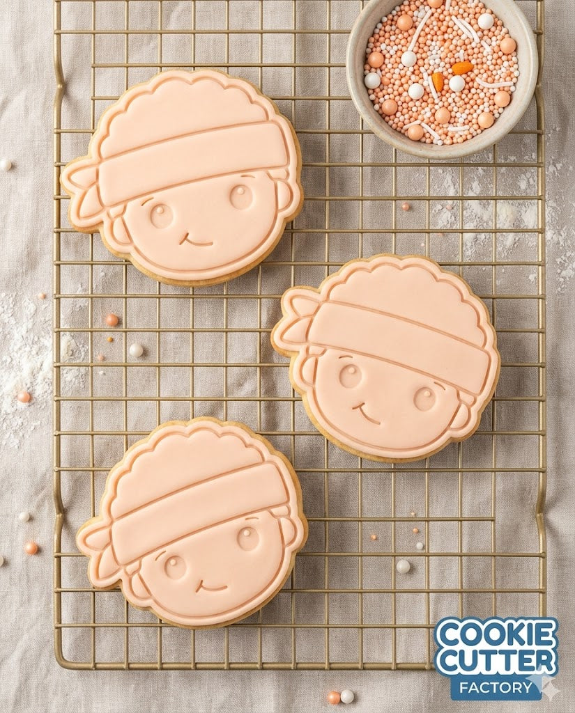 Lucas Sinclair Cookie Cutter and Embosser Set - Stranger Things Fan Gift