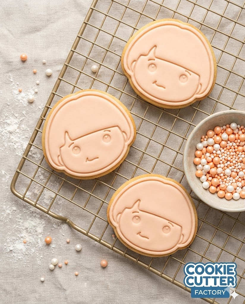 Will Byers Cookie Cutter and Embosser Set - Stranger Things Fan Gift & Party Decor