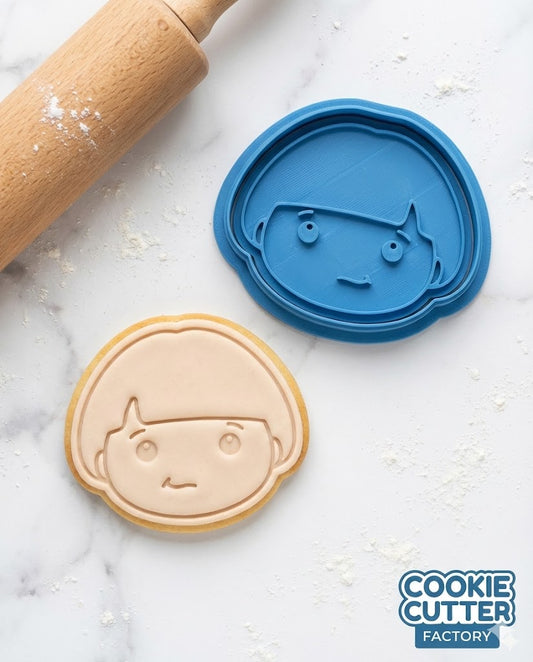 Will Byers Cookie Cutter and Embosser Set - Stranger Things Fan Gift & Party Decor