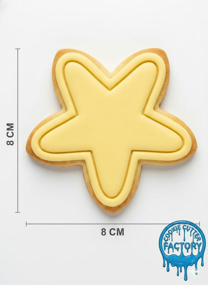 Cute Starfish Cookie Cutter and Embosser Stamp | Under the Sea, Ocean Party