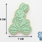 Bunny on Scooter Cookie Cutter and Embosser Set – Holiday Collection