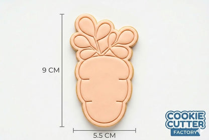 Stylized Easter Carrot Cookie Cutter and Embosser Set – Easter Collection