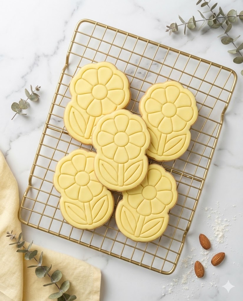 Tall Spring Daisy Cookie Cutter and Embosser Stamp | Round Petal Flower, Easter Garden, Mother's Day