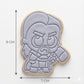 Cute Thor Cookie Cutter and Embosser Stamp | Superhero, God of Thunder, Avengers Party