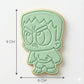 Cute Hulk Cookie Cutter and Embosser Stamp | Superhero, Avengers Party, Green Monster Treat