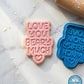 Love You Beary Much Cookie Cutter and Embosser Stamp | Cute Valentine's Pun, Bear Quote, Love Text