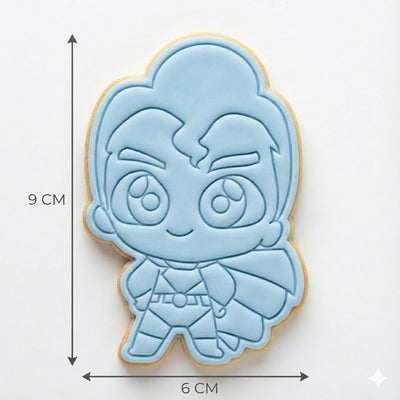 Cute Superman Cookie Cutter and Embosser Stamp | Superhero, Man of Steel, Kids Birthday Party
