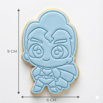 Cute Superman Cookie Cutter and Embosser Stamp | Superhero, Man of Steel, Kids Birthday Party