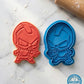 Cute Iron Man Cookie Cutter and Embosser Stamp | Superhero, Avengers Party, Robot Suit Treat