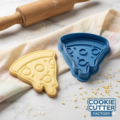 Pizza Slice Cookie Cutter and Embosser Stamp | Pepperoni Pizza, Fast Food, Valentine's Day Pun