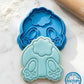 Bunny Butt Cookie Cutter and Embosser | Easter & Spring Animal Baking Tool