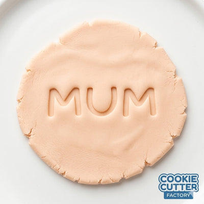 MUM Mini Block Text Embosser Stamp – Mother's Day Collection