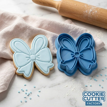 Easter Bunny Ears Bow Cookie Cutter and Embosser Set – Easter Collection