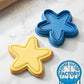 Cute Starfish Cookie Cutter and Embosser Stamp | Under the Sea, Ocean Party