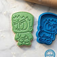 Cute Hulk Cookie Cutter and Embosser Stamp | Superhero, Avengers Party, Green Monster Treat