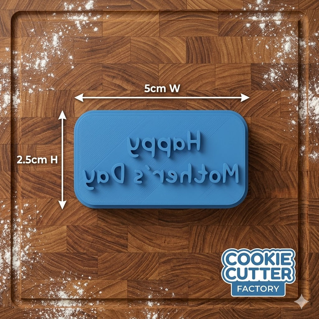 Happy Mother's Day Mini Block Text Embosser Stamp – Mother's Day Collection